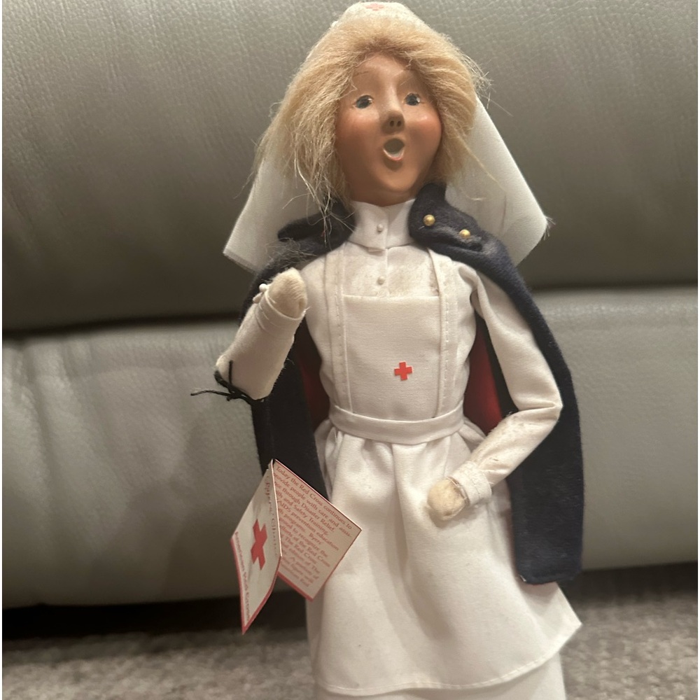 Byers Choice 2003 American Red Cross Nurse Caroler
